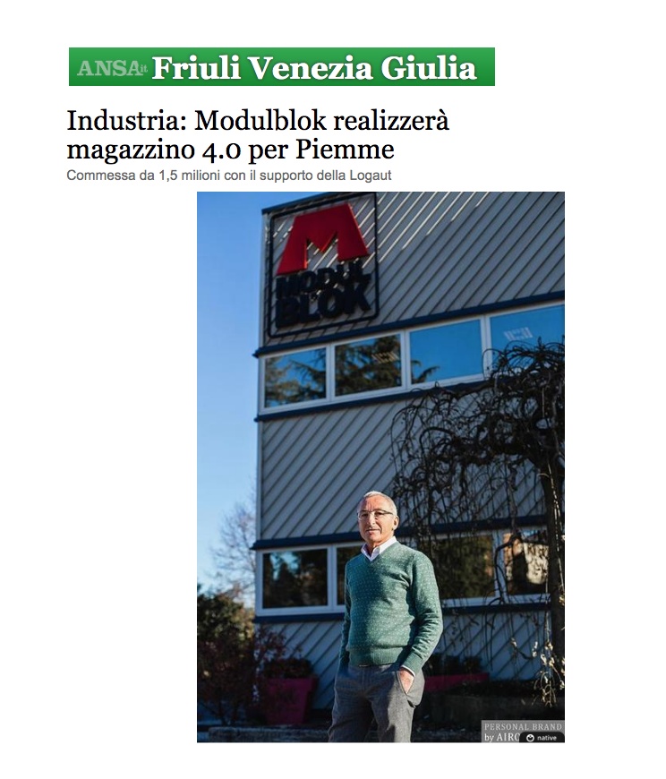 Articolo Modulblok ANSA