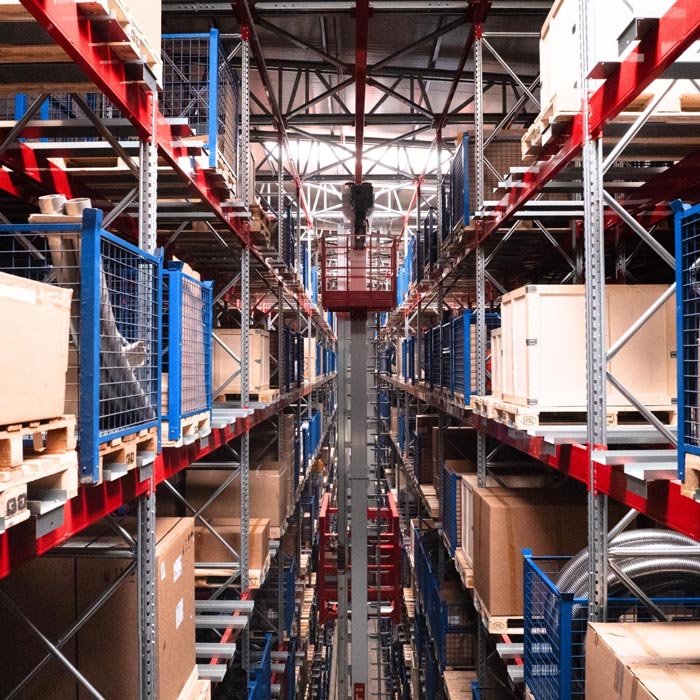 Magazzino Modulblok con trasloelevatore per lo stoccaggio industriale